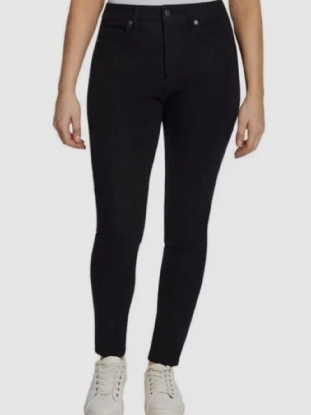 Jessica Simpson Jeans Adult Size 8 Black High Rise Skinny Denim Womens